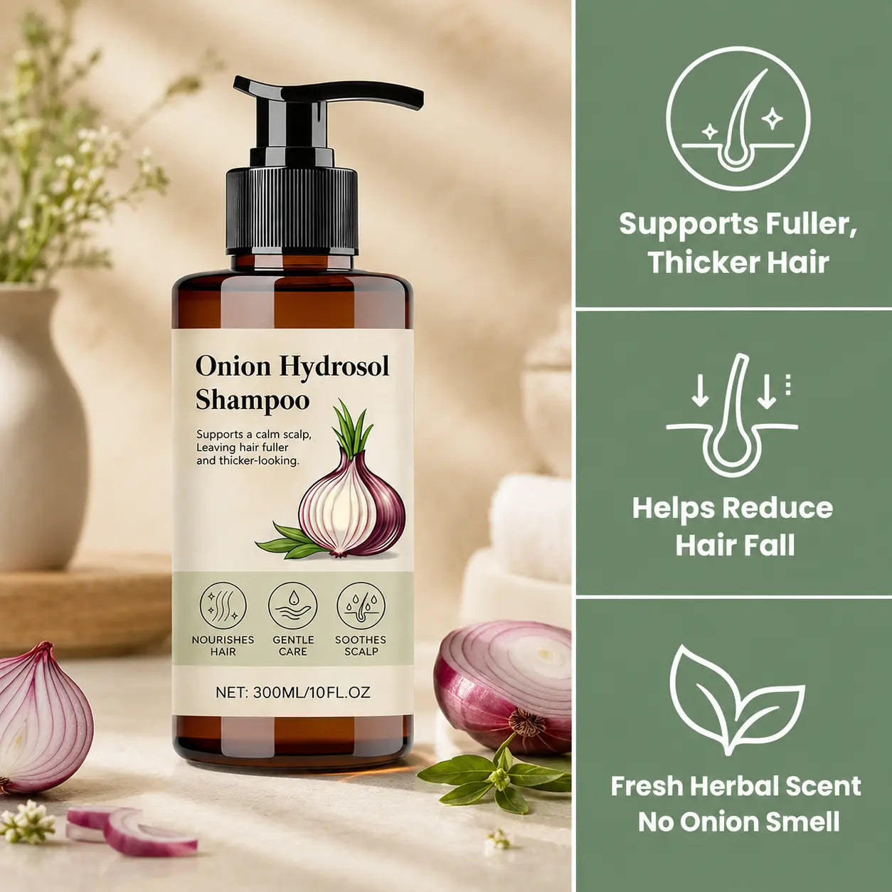 Onion Hydrosol Hair Revival Shampoo