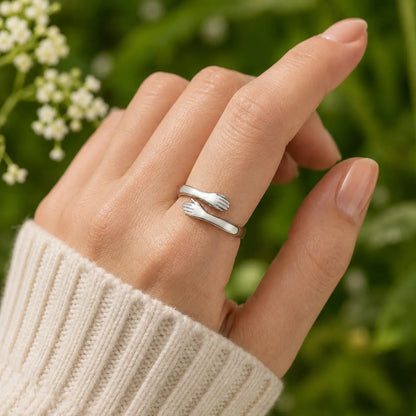 To My Granddaughter - Hug Ring