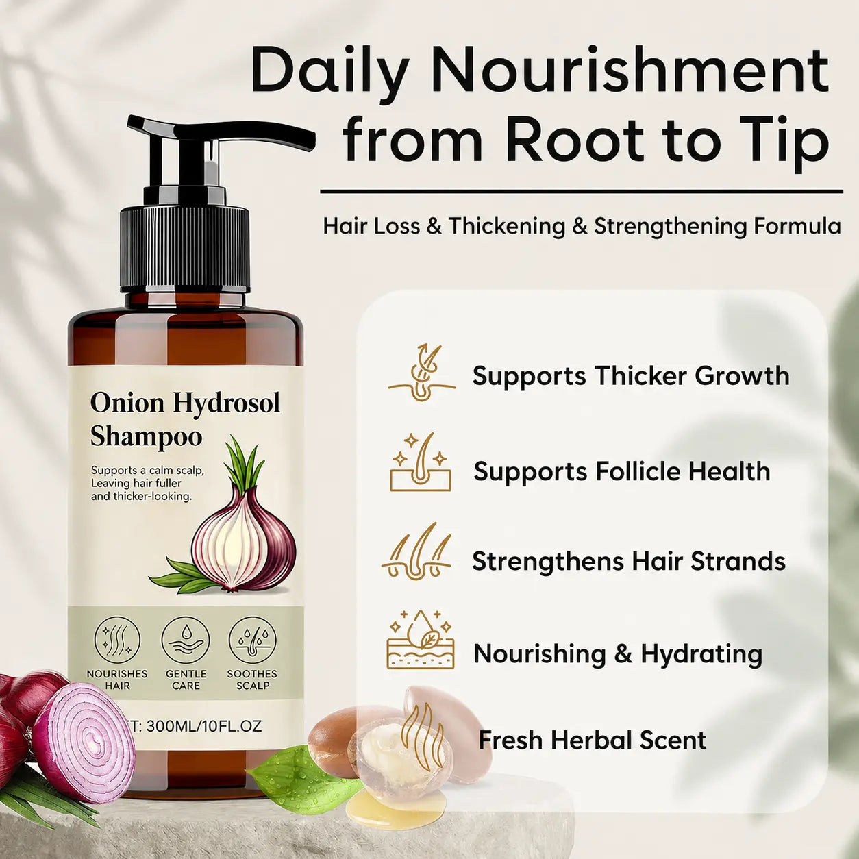 Onion Hydrosol Hair Revival Shampoo