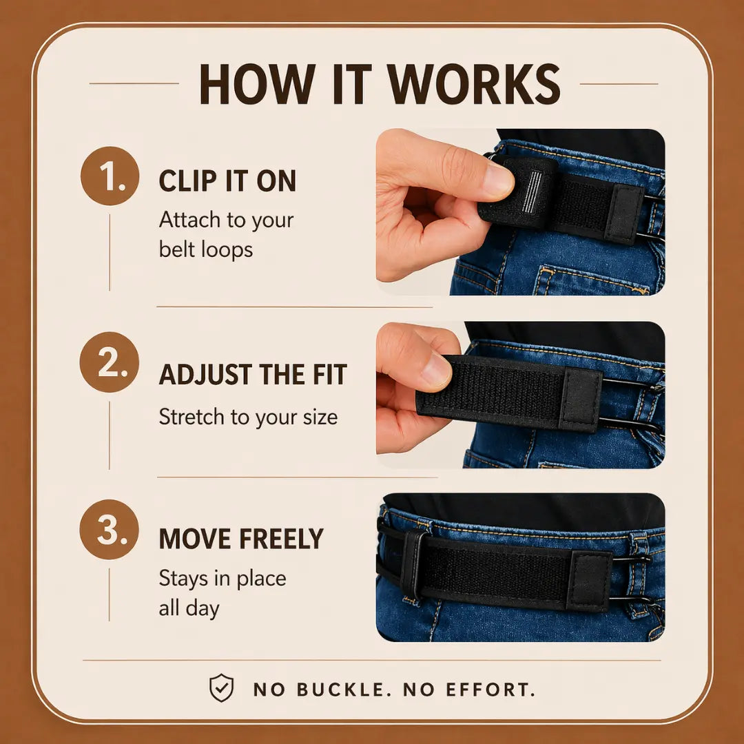 Nuoria HoldFit - Buckle-Free Belt